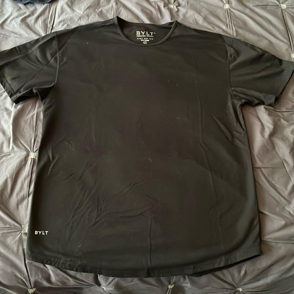 Bylt Basics drop short sleeve Bylt Blend Size XL Color Black
